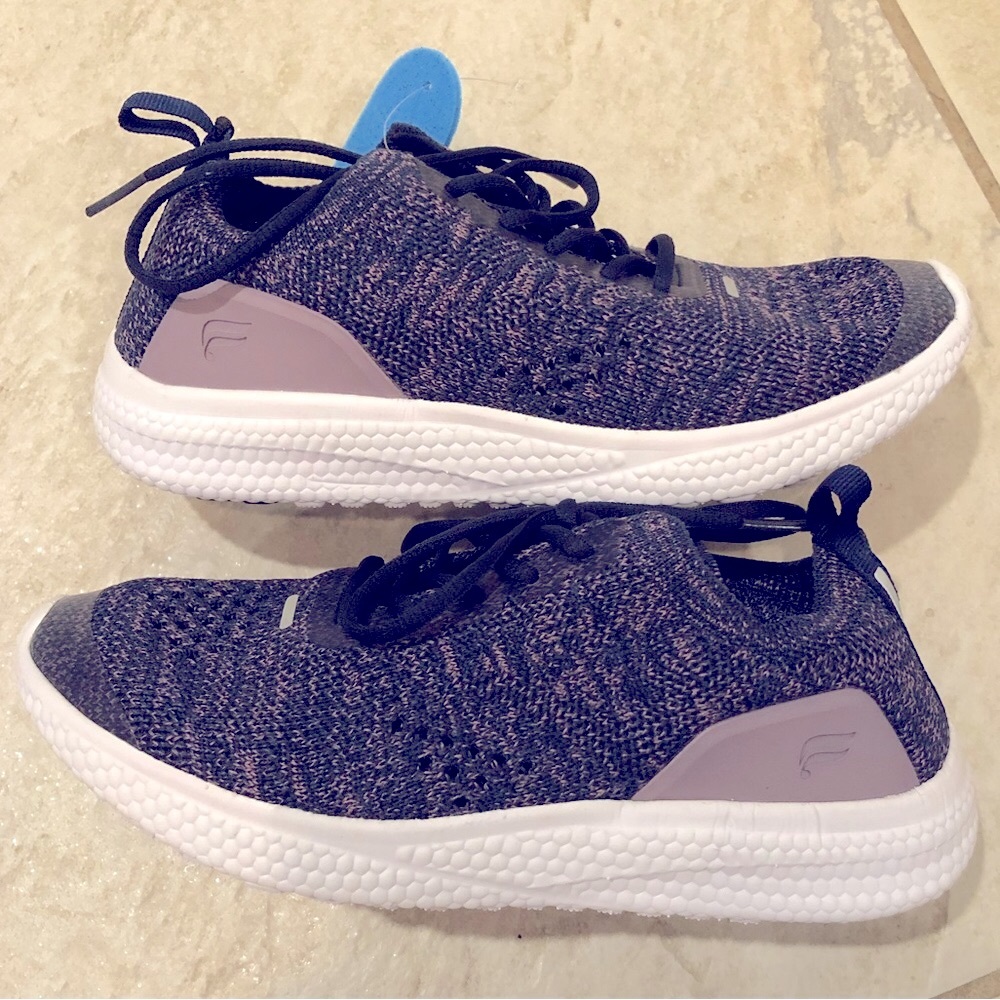 🦄Cruz Knit Performance Sneaker- Navy/Heather🦄 - Picture 5 of 6